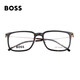 雨果博斯（HUGO BOSS）光学眼镜框男女款修饰脸型超轻方框近视眼镜架1484 2IK 56mm