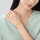 
Zhou Shengsheng Gold Bracelet Bracelet Foot Gold Butterfly Bracelet Wedding Gift 15812K Priced 06 circles 16.85 grams