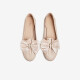 TATA 2024 spring fashion versatile sweet simple flat heel round toe women's single shoes new YDX01AQ4 pink/purple 35