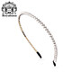Royal Salsa Korean hair accessories, sweet and thin headbands, simple imitation pearl headbands, pressed hair clips, adult women's headwear