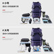 Landcase Rucksack Rucksack Männer große Kapazität Reisetasche Multifunktional Bergstasche Outdoor Sporttasche Frauen 8051 Schwarz klein