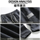 Dingfengbaoluo American washed jeans straight spring and summer trendy brand large size loose wide leg pants men DS61 black 4XL
