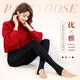Langsha leggings for women in autumn and winter plus velvet bare legs pantyhose beautiful legs stockings for women spring and autumn leggings black foot 160g suitable for 10-25