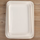 KORDCO tableware melamine tray hotel tray tea tray household water cup tray rectangular cake bread tray imitation porcelain white tray dinner plate white rectangular tray length 38cm*width 28cm*height 2.8cm
