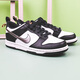 
Nike (NIKE) women's shoes 2025 new summer Dunk Low low top lightweight sneakers fashionable breathable casual shoes DH9764-001 black and white red panda gold and silver hook 36.5
