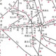 National Railway Map Passenger Freight Mileage Calculation Station Schematic Map 566*800 mm