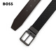 Boss Herren-Alphabet-Muster von Herren und doppelte Farbleder-Doppel-Seite 002 117 cm