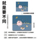 三色猫（SFMCEMQ） 可爱熊大号鼠标垫女生卡通软垫办公娱乐宿舍学习加厚锁边电脑书桌垫护腕垫 5009草莓熊 30厘米x25厘米x3毫米