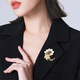 Qlady flower corsage brooch, high-end female brand, high-end pin accessories, National Day and Mid-Autumn Festival birthday gift for mother