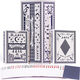 Три покерная карта Star Moon 3 A Card Blue Core Paper В целом коробке 100 выборок три A9718 Blue One 10 Picks