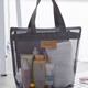 JD Logistics Grid Bolso de lavado portátil Bolso de viaje Sports Gym Bolshing Bag Baga Bating Bag Gray