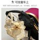 
Huanxi Jiaer Mommy Bag Mother and Baby Mom Going Out Lightweight Hand-Laundry Single Backpack Large Capacity Crossbody Canvas Tote Bag Off-white + Gathering Duck Pendant 33*15*22cm