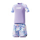 Li Ning (LI-NING) children's swimsuit girls split youth breathable hot spring swimsuit 7111 blue purple 160