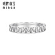 Ming brand jewelry platinum ring Pt950 tide ring BFM0085 platinum ring size 14 about 3.81 grams