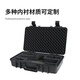 Smriti hereda S3527 Caja de plástico portátil Caja de herramientas de seguridad Caja de protección multifuncional Equipo de hardware S3527 Caja vacía negra