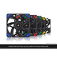 
noctuaNOCTUA NF-A12X15 ultra-thin chassis fan PWM intelligent temperature control 12cm silent computer cooling 12015 NF-A12x15 PWM CH.BK.S black