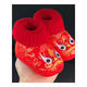 Midur Säuglinge und Kleinkinder 0-12 Monate alte 1 Jahr alte Baby Herbst und Winter Vollmond Tiger Kopf Baumwollschuhe rot weiche Sohle warme Babyschuhe Nuo-rot (Tigerstiefel) 11 (S innere Länge 10,5 cm empfohlen 0-6 Monate))