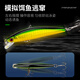 Komare Komarelua fake bait complete set of freshwater seawater Reva sequins Minnow bionic soft bait lead head hook all-water fishing bait
