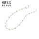Ming brand jewelry 18K gold rose gold baby's breath pearl necklace chain CSR0222 pricing about 39+5 cm about 0.85-1.25 g
