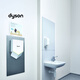 Dyson (DYSON) original imported induction hand dryer high-end imported coffee shop company bathroom large flat floor villa decoration nickel color