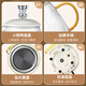 Good tool health pot all-glass kettle multi-function teapot mini office teapot for one person filter separated insulation stew pot health cup small tea flower teapot smart 1.05L glass cup