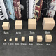 Petits blocs de construction en couleur mathématiques carrés aides pédagogiques cube cube en bois carré de jardin d'enfants