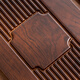 Gold inlaid jade solid wood bamboo tea tray tea tray dry soaking drainage simple household tea table large ancient charm 50*28cm