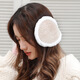 GLO-STORY ear cups, plush men and women wear warm riding ears, cover ear warm ear protection bags, MET944142 white + rice