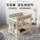 Huanxin-Windelwechslungstabelle Baby Windelwechsel Betriebstisch Einsatz Holz Windel Tisch Neugeborene Babypflegemassage und Berührung von Badspeicher Multifunktionales Baby-Schminktisch kann bewegliche Dreischicht-Windelstisch (Scheibe Partition Nicht-Solid-Holz) sein + farbenfrohe Waldpflegematte