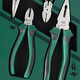 SATA wire cutters, diagonal pliers, needle nose pliers, water nose pliers, 4-piece pliers set 09912A (replacement for 09912)