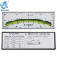 High-precision horizontal angle ruler 120 portable horizontal bubble plastic level square horizontal bubble level 120mm horizontal angle ruler