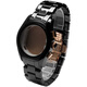 Sheou Замените Armani Ceramic Watch Strap AR1451/1452/1400/1410/1421/1440 Case Case обычная керамика-22 мм 0 мм