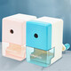 Yuhe automatic pencil sharpener Morandi color pencil sharpener office study supplies hand-cranked pencil sharpener 6167 blue