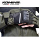 Komine Sicherheit/Innovation Motorrad mit samtiges Wasserdurchdringungshandschuhen mit langem Handgelenk für Männer und Frauen GK-846 Rock Limette L.