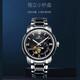 
Yibo (EBOHR) [same model in the mall] men's mechanical watch hollow flywheel automatic waterproof and luminous birthday gift for boyfriend. Elegant black plate hollow [gift box + strap] 1098