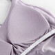 Pajama de sospecho de Fenten para mujeres en verano, delgada sensación de fresco de seda de hielo, se puede usar en el exterior, almohadilla de cofre con cuello V integrada para ropa para el hogar 724 lilas púrpura [correa de hombro]