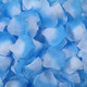 Hand sprinkled fake rose petals, non-woven fabric simulated petals, proposal, birthday, romantic party scene layout decoration props, blue and white gradient petals*10 pack