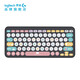 Logitech K380 Wireless Keyboard Bluetooth Keyboard Light Sound Office Men's and Women's Fashion Thin and Portable Laptop Tablet Keyboard K380+ Pink Romantic Sticker Matte