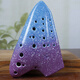 
Shanbei is suitable for three-tube ocarina ag beginner ceramic ocarina alto C tune smoked and burned travel bag lanyard playing level Star Rain Rouge + full set