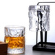 Ekaza Ting glass glacier whiskey beer wine glass XO liquor glass white wine glass water glass hotel household juice cup transparent style 1