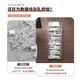 Canshu Data cable storage artifact Mobile phone charging cable charger partition sorting desktop transparent storage box winder Transparent 8 grid without cover