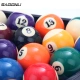 New power billiard black 8 billiards American style large ball triple A quality 16 color crystal billiards billiard accessories 57.2mm billiards XD-9502