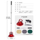 QER intelligent automatic cleaning machine household wireless mop electric cleaning machine floor tile glass bathroom roof floor sofa car waxing artifact handheld mop China red (official standard)