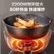 SUPOR electric wok, electric cooking pot, electric hot pot, electric steamer, household multi-function steaming and cooking, integrated electric hot pot 4L multi-purpose CJ28A816 with steamer