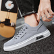 Changxiang huili Summer Men's Chaussures 2025 Nouveaux sports de printemps et loisirs Chaussures plates antidérapantes respirantes et polyvalents chaussures blanches de la mode