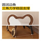 Santoburg full-body mirror floor-standing mirror new style princess style bear dressing mirror clothing store fitting mirror home wall-mounted mirror wooden full-body mirror-white [wall hanging style] 160*60-speed shipping