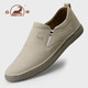 Ram leather shoes men's shoes autumn new men's business casual shoes genuine leather shoes men's soft sole wear-resistant one-leg driving shoes sand color 1519-1 41 standard leather shoe size