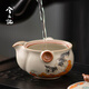Xiyuanji Persimmon Cat Tea Set is a birthday gift for elders, ladies, best friends, friends and colleagues, wedding and retirement souvenirs. Persimmon Cat Gourd Ru Kiln Hand Grab 1 Pot and 2 Cups-Gift Box is a practical gift for retirement and opening gifts for colleagues.