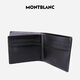 Montblanc Montblanc Große Klasse Schwarzes Cowhide 6 Kartenclip Horizontale Brieftasche/Brieftasche 130073 Männergeschenk