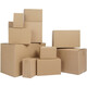 Qianxuan 10-pack small carton express delivery wholesale packing box small box express carton moving paper custom postal packaging box No. 8 (210mmx110mmx140mm) 3-layer extra hard 10 pcs